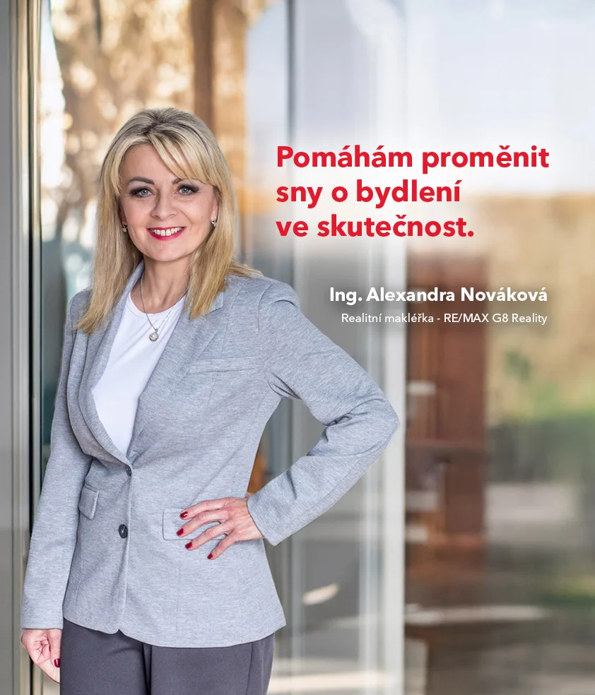 Ing. Alexandra Nováková - Realitní makléřka RE/MAX G8 reality
